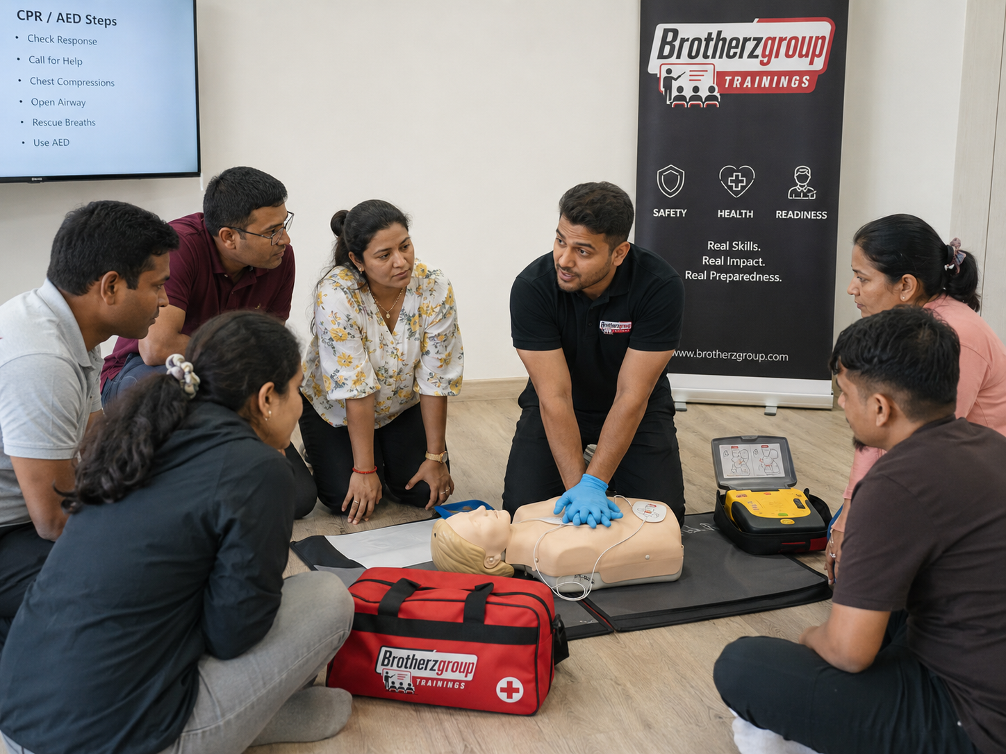 BrotherzGroup first aid training equipment