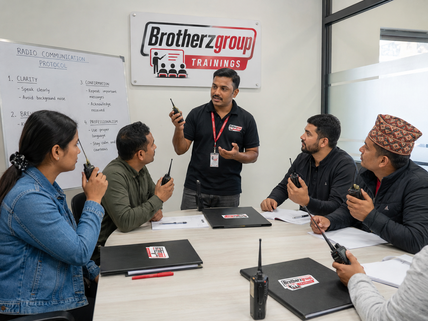 BrotherzGroup learners during security training